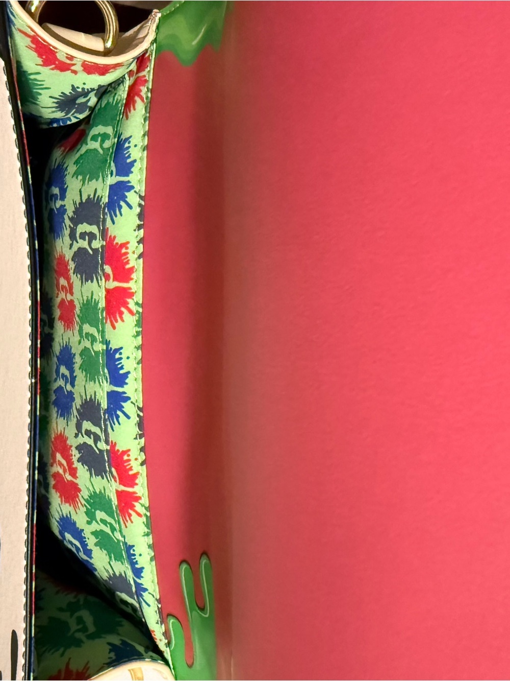 Loungefly Pink Goosebumps Novel-Style Crossbody with Blue Strap - Picture 7 of 7